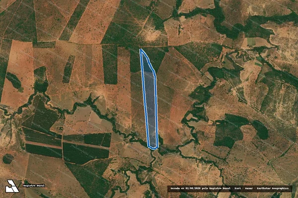 Imagem de satélite de Fazenda Recanto Vovó Neia - PARCELA 01 em Morro da Garça - MG