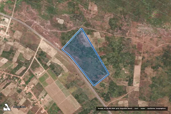 Imagem de satélite de FAZENDA INHARIM 02 - GLEBA H - CHÁCARA SÃO FRANCISCO em Viçosa do Ceará - CE