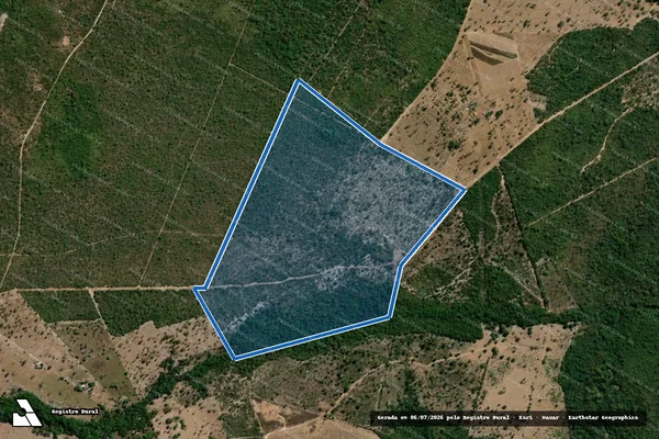 Imagem de satélite de FAZENDA BOA ESPERANÇA - Gleba MATRÍCULA 2666 em Guaraí - TO