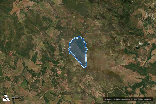 Imagem de satélite de FAZENDA TRÊS ESTADOS - PARTE 1 em Torixoréu - MT