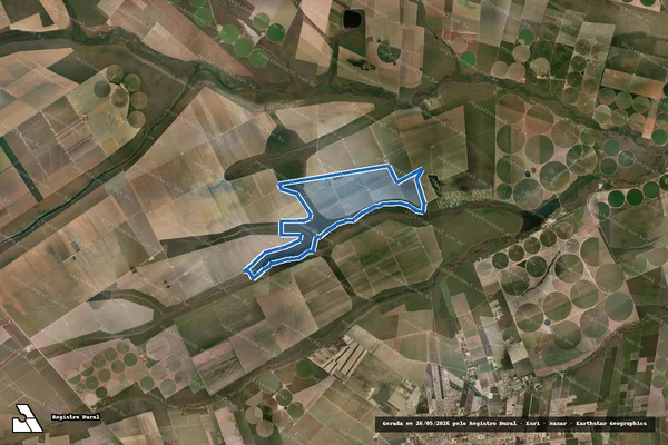 Imagem de satélite de Fazenda Bananal X - Área Remanescente e Outras em Barreiras - BA