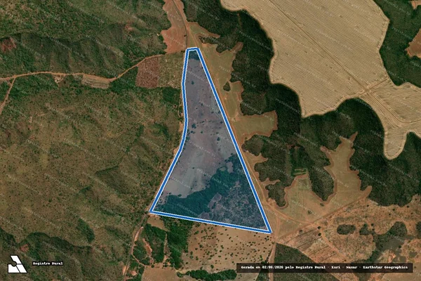 Imagem de satélite de FAZENDA CENTRO - Parte 2 em Fortaleza dos Nogueiras - MA