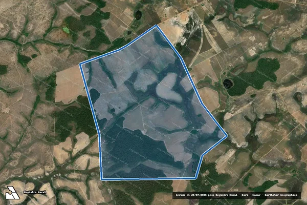 Imagem de satélite de Fazenda Urucanha - Parte 1 em Bonfim - RR