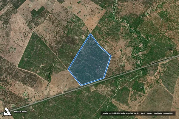 Imagem de satélite de Fazenda Rancho Novo - Parte 1 em Canapi - AL