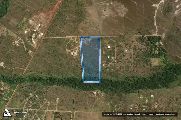 Imagem de satélite de FAZENDA SÃO BENTO GLEBA 01 - Gleba  163 em Alto Paraíso de Goiás - GO