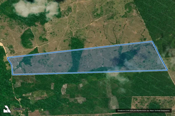 Imagem de satélite de SITIO SAO FRANCISCO MAT 133 - PARCELA 1 em Capitão Poço - PA