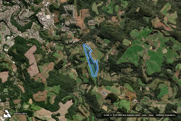 Imagem de satélite de SITIO CROTTI - ÁREA REMANESCENTE em Videira - SC