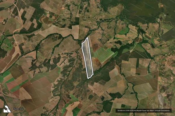 Imagem de satélite de FAZENDA JURIGUE - Gleba A em Rondonópolis - MT