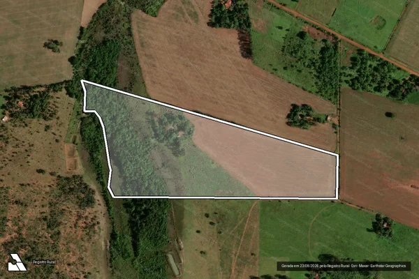 Imagem de satélite de Projeto de Assentamento Capão Bonito - LOTE 77 em Sidrolândia - MS