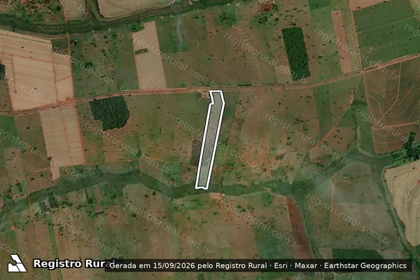 Imagem de satélite de FAZENDA BOM SUCESSO - PARCELA/H em Carneirinho - MG