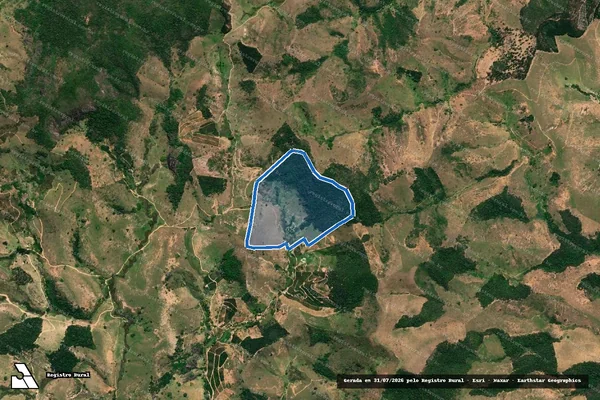 Imagem de satélite de Fazenda Castanheira - Parte 1 em Afonso Cláudio - ES