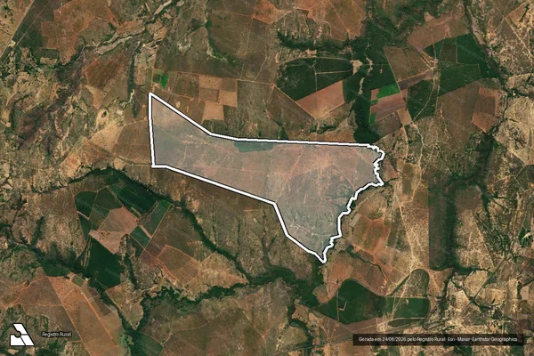 Imagem de satélite de ESTÂNCIA SANTA FÉ - G02 Remanescente em Corinto - MG