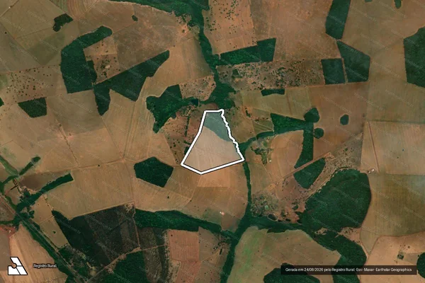 Imagem de satélite de Fazenda Pombal e Pombalinho - 1 em Jataí - GO