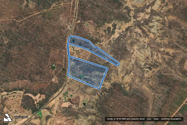 Imagem de satélite de FAZENDA SÃO JOSÉ (SÍTIO SOSSEGO) - Parte 2 em São Francisco do Piauí - PI