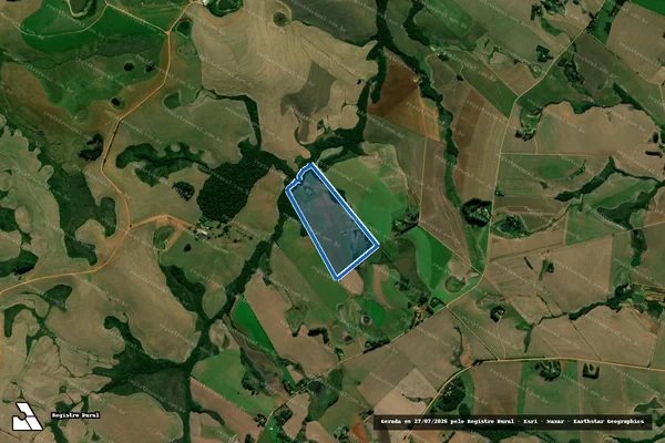 Imagem de satélite de PA Ramada - Lote 46 - Lote 46 em Júlio de Castilhos - RS