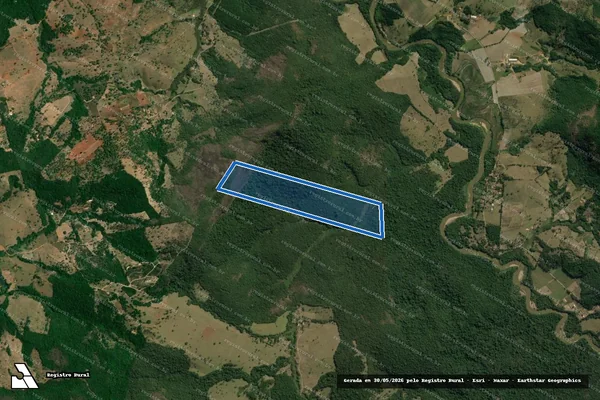 Imagem de satélite de Fazenda Água Preta - Fazenda Água Preta em Carmópolis de Minas - MG