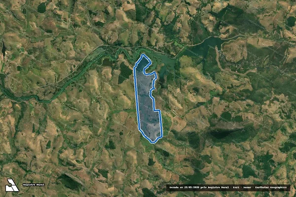 Imagem de satélite de Fazenda União - Área Remanescente 02 em Campos dos Goytacazes - RJ