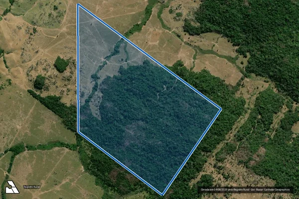 Imagem de satélite de LOTE 40, GLEBA 22, SETOR ESPIGÃO DO OESTE - PARTE 02 em Espigão D'Oeste - RO