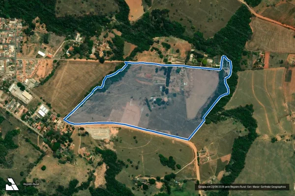 Imagem de satélite de RANCHO ALEGRE OU CÓRREGO SÃO DOMINGOS em Passos - MG