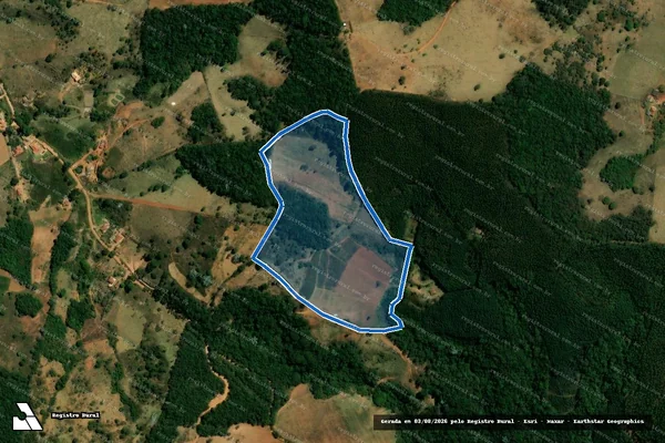Imagem de satélite de Olaria ? Gleba B - Olaria ? Gleba B em Ouro Branco - MG