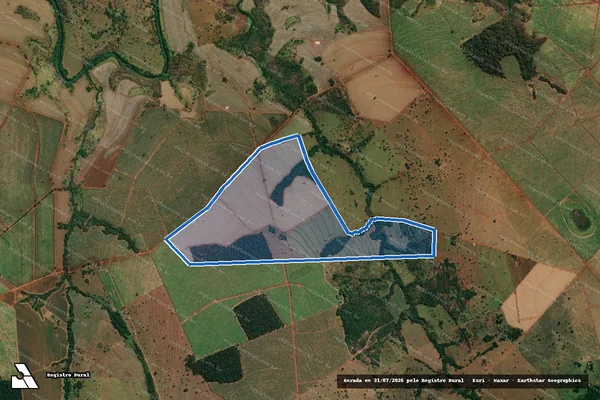 Imagem de satélite de Fazenda Campo Alegre - Fazenda Campo Alegre em Itapagipe - MG