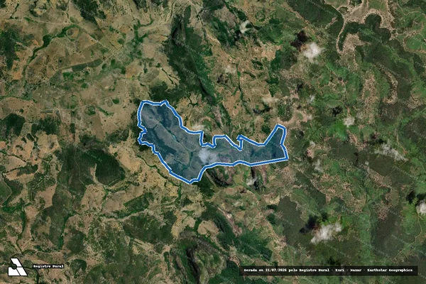 Imagem de satélite de Fazenda Aldeia  - Fazenda Aldeia em Pavão - MG