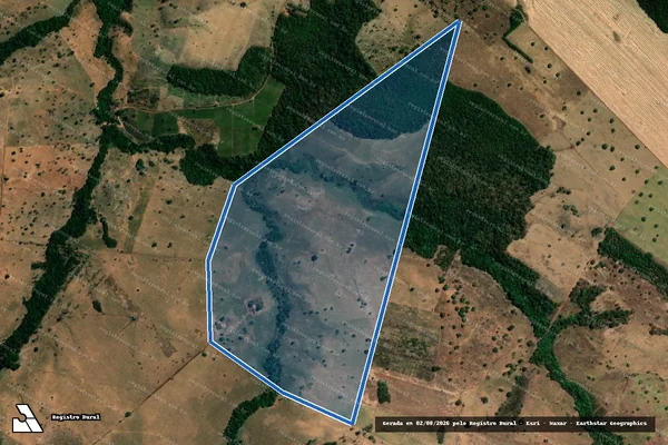 Imagem de satélite de Parte do Lote 176 do Loteamento Monte Santo - PARTE 1 em Monte Santo do Tocantins - TO