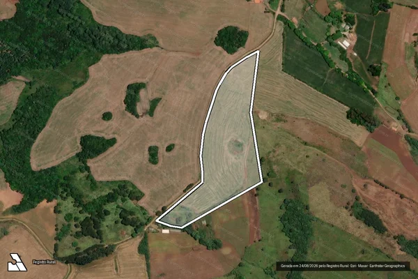 Imagem de satélite de FAZENDA COLONIA SÃO PEDRO  - Parte 1 em Vargem - SC