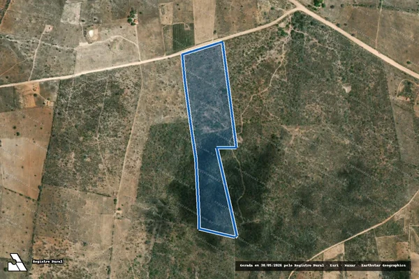 Imagem de satélite de Fazenda Monte Alegre - GLEBA 02 em Araci - BA