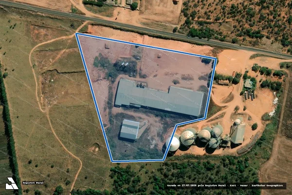 Imagem de satélite de FAZENDA CHÁCARA E BURITI - 001 em Ipameri - GO