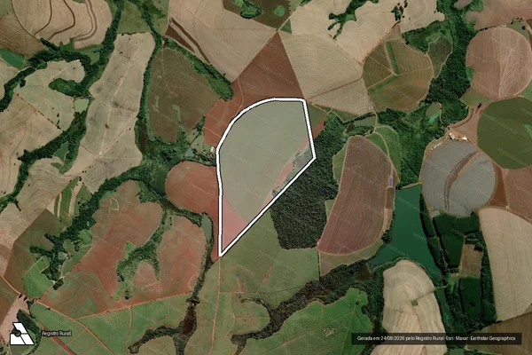 Imagem de satélite de FAZENDA APARECIDA - Gleba B em Itaí - SP