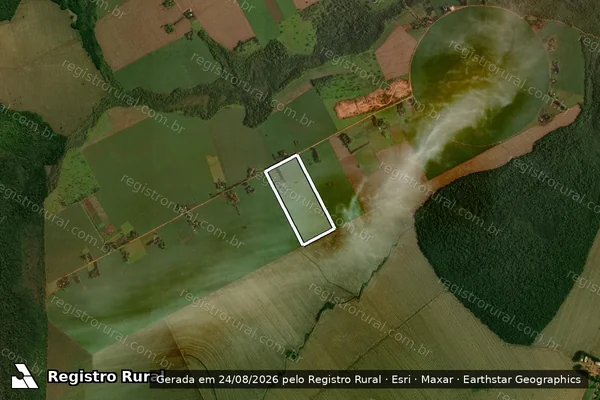 Imagem de satélite de Projeto de Assentamento Itamarati I ? FETAGRI - Lote 267 em Ponta Porã - MS