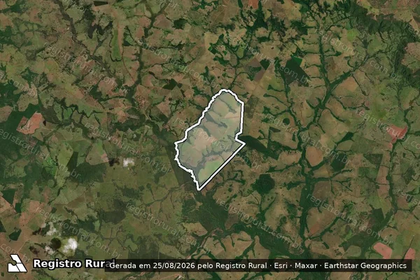 Imagem de satélite de FAZENDA PINDORAMA - GLEBA 01 em Paranaíba - MS