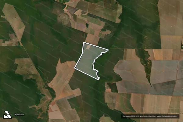 Imagem de satélite de Fazenda Cacoré ? Lote 90 - Parte 02 em Sapezal - MT