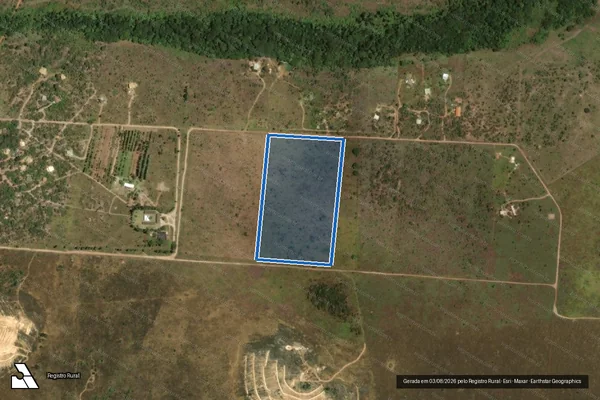 Imagem de satélite de FAZENDA SÃO BENTO GLEBA 01 - Gleba 145 em Alto Paraíso de Goiás - GO