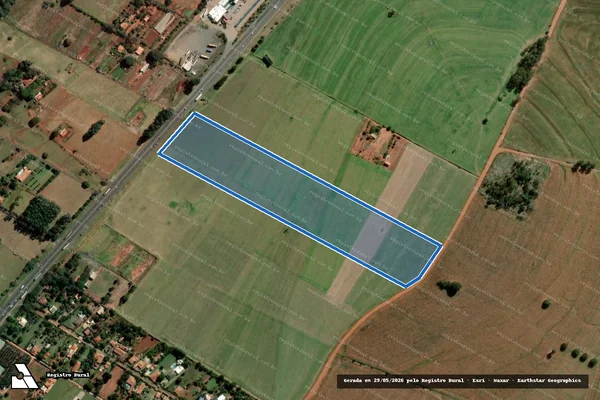 Imagem de satélite de Fazenda Mandassaia - Parcela 3 em Santa Cruz do Rio Pardo - SP