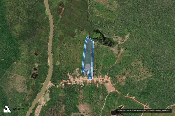 Imagem de satélite de Gleba Santa Luzia - Sítio 3 Irmãos / Sítio 3 Irmãos