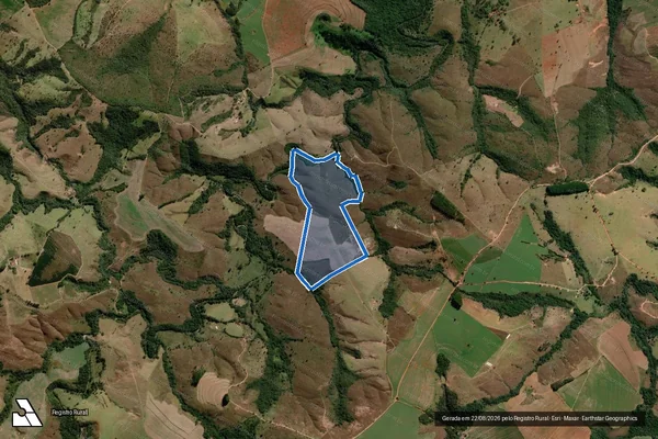 Imagem de satélite de FAZENDA CACHOEIRA GRANDE E SÃO JOÃO - Gleba E em Ibiá - MG