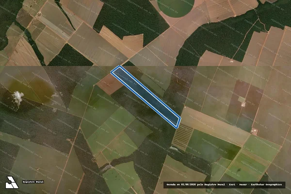 Imagem de satélite de LOTE Nº 137 - LOTE Nº 137 em Santa Carmem - MT