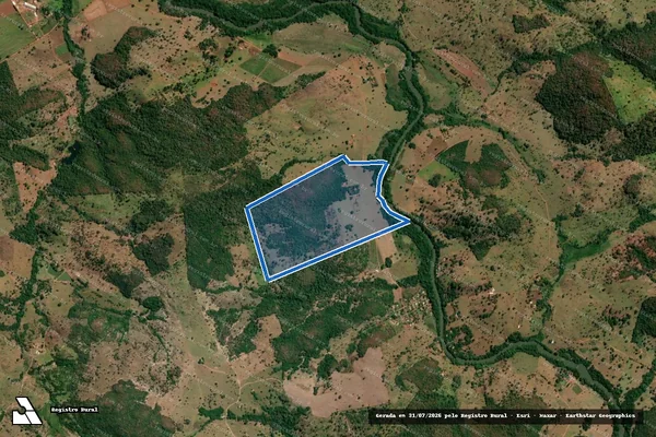 Imagem de satélite de FAZENDA MÃE MARIA - 001 em Cezarina - GO
