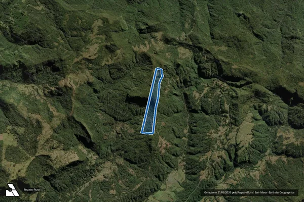 Imagem de satélite de Fazenda Panelao - GLEBA 01 em Urubici - SC