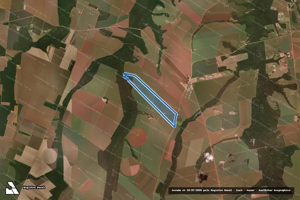 Imagem de satélite de FAZENDA SAO GERALDO - Parte 1 em Lucas do Rio Verde - MT