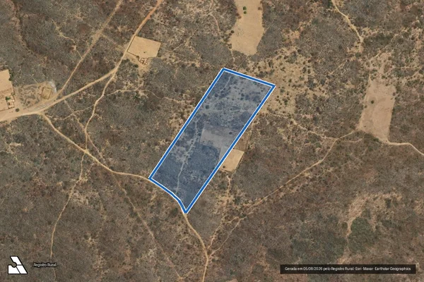 Imagem de satélite de GLEBA GAMELEIRINHA DA DATA POÇÕES - PARCELA 01 em Dom Inocêncio - PI