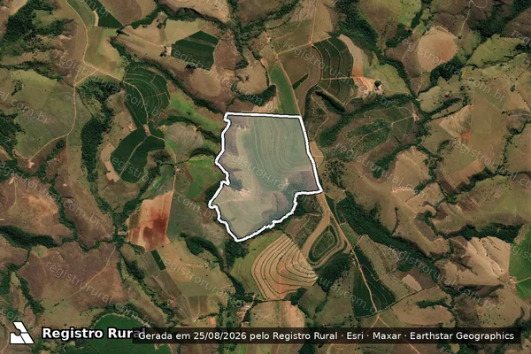 Imagem de satélite de Fazenda Córrego da Tapera - Parte 1 em São Roque de Minas - MG