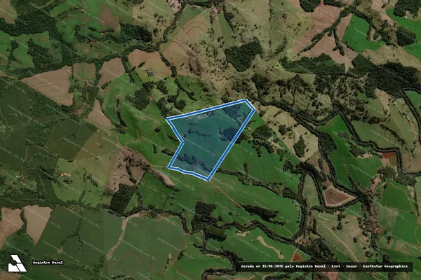 Imagem de satélite de FAZENDA JANDAIA - PARTE DO LOTE 31 / Única em Campo Mourão - PR