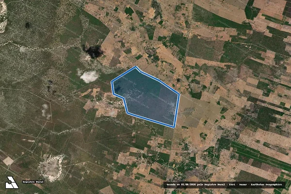 Imagem de satélite de Fazenda Paturi - Parcela 1 em Carinhanha - BA