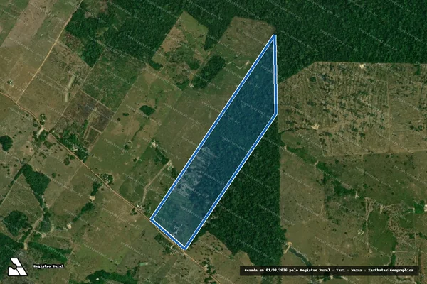 Imagem de satélite de P.A. MAGUARÍ_LOTE 47_TD:3544/2005 - Única em Rorainópolis - RR