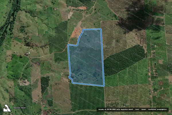 Imagem de satélite de FAZENDA AREIAS - 02 em Rio Real - BA