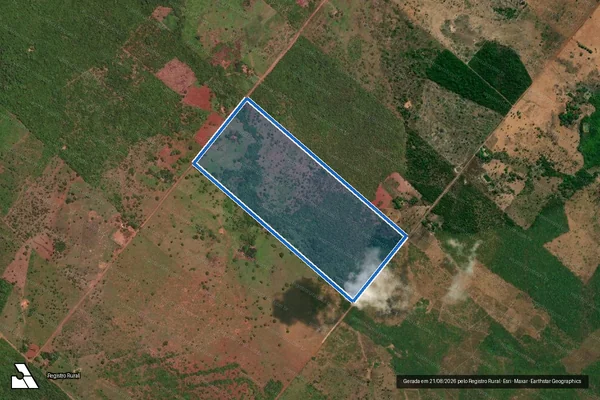 Imagem de satélite de P.A P.JOSIMO TAVARES - LOTE 115 ? SETOR SUU REKÃ - Parte 1 em Conceição do Araguaia - PA