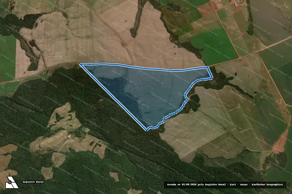 Imagem de satélite de FAZENDA PAIOL DE TELHA OU FUNDÃO - 001 em Reserva do Iguaçu - PR